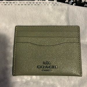Coach slim card wallet